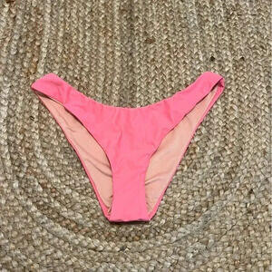 J crew bikini bottom sz medium curved waist cheeky bikini bottom pink